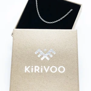 Recycled gold-plated sterling silver chain necklace CLASSY