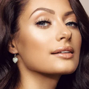 Recycled sterling silver earrings GOOD HEART