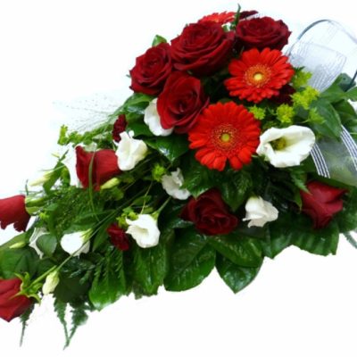 Mourning booklet red-white