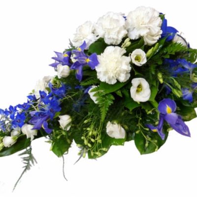 Mourning booklet blue-white