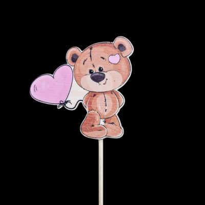 Teddy Bear Stick roosa